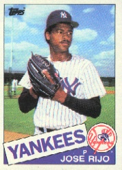 1985 Topps Baseball Cards      238     Jose Rijo RC